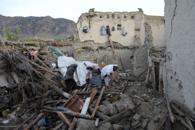 أفغانستان تناشد المانحين تقديم أموال للناجين من الزلزال‭