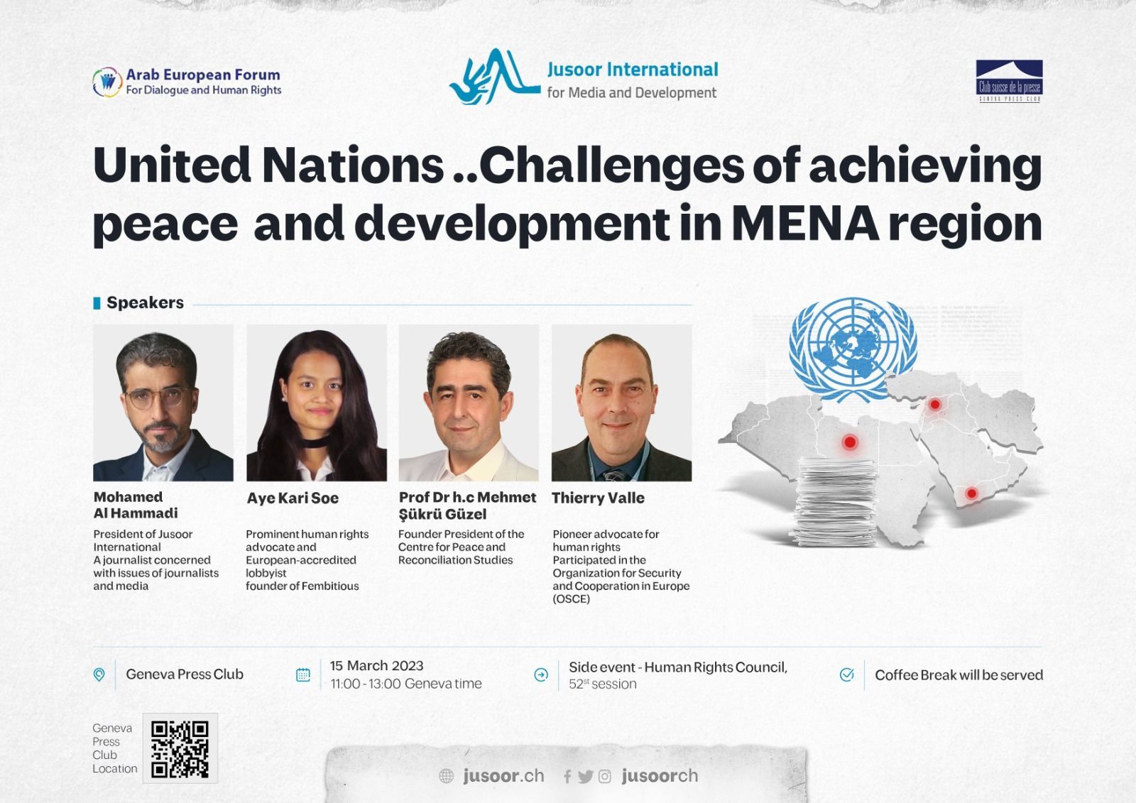 Challenges of the United Nations in achieving peace and development in the Middle East and North Africa: Libya, Syria, Yemen